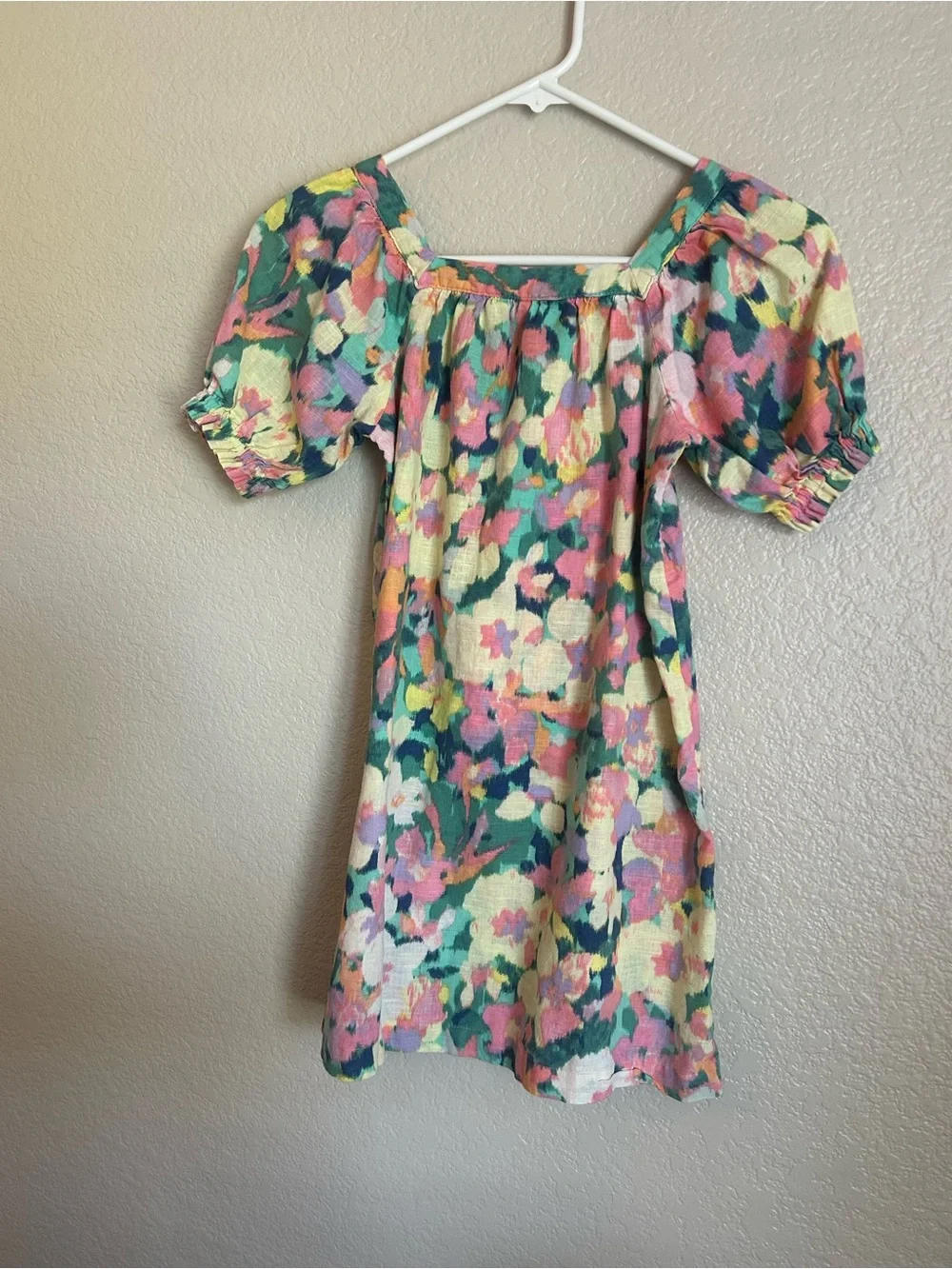 Girls Floral Cotton Dress